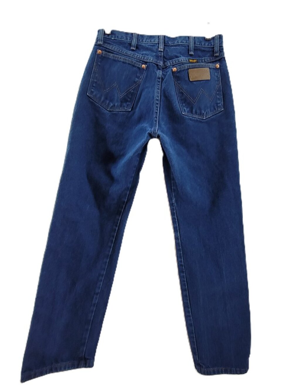 Vintage Wrangler 13MWZ High-Rise Straight-leg Blue Jeans Size 29x31